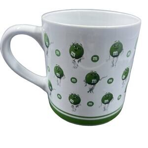 M&M Green MM Coffee Mug Cup Girl Tea Official Mars